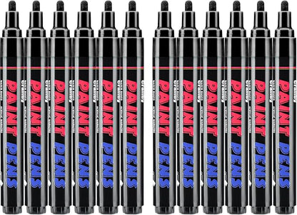Craiiby Black Paint Pens Paint Markers by Craiiby