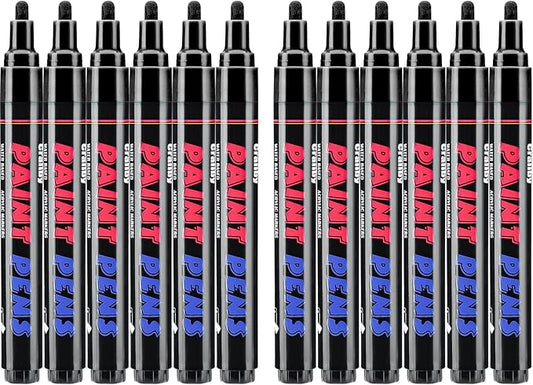 Craiiby Black Paint Pens Paint Markers by Craiiby
