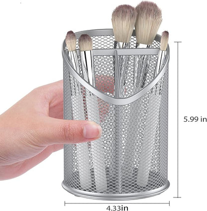 Delifox 2 Pack Pen Holder Mesh Round Pencil - Image 2