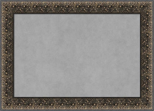 Amanti Art Black Framed Magnetic Board 21x29 Medium Vision Board by AmantiArt