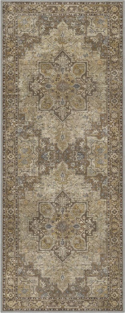 GENIMO 2x8 Runner Rugs for Hallway, Machine Washable Non Slip Vintage Rugs - Image 7