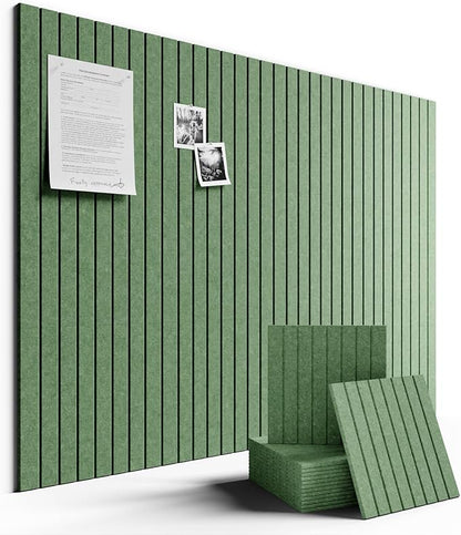 Large Felt Bulletin Board 48" x 36" Cork Board Alternative-12 Pack by FLUXYNARA