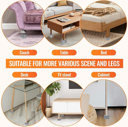 shouwuhho Furniture Risers, 4 Pack Bed Risers - Image 6