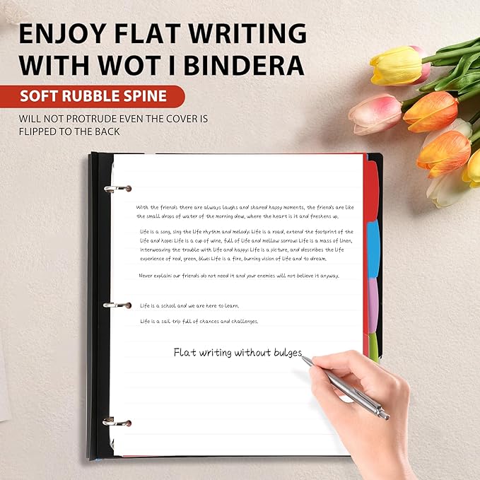 WOT I Telescoping Project Organizer 2-Pack, Refillable 3 Ring Binder - Image 3