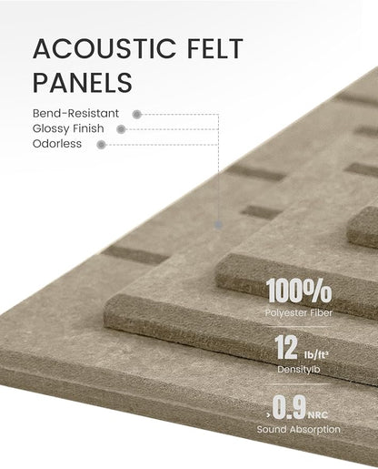 Large Felt Bulletin Board 48" x 36" Cork Board Alternative-12 Pack - Image 4