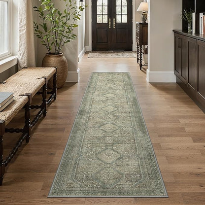 GENIMO Runner Rug 2x8 Non Slip Machine Washable Hallway Runner Rug, Low Pile - Image 3