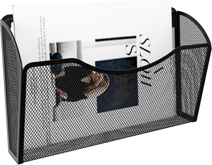 EasyPAG Single Pocket Wall File Organizer, Mesh Hanging File Folder Organizer - Image 2