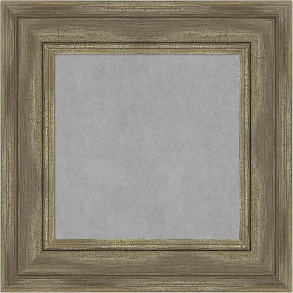 Amanti Art Grey Framed Magnetic Board 18x18 X-Small Vision Board by AmantiArt