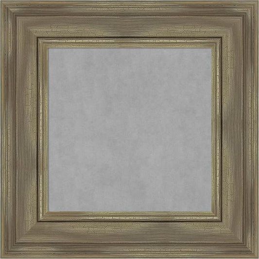 Amanti Art Grey Framed Magnetic Board 18x18 X-Small Vision Board by AmantiArt