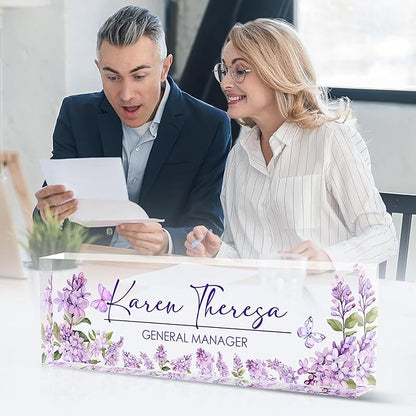 Custom Office Name Plate for Desk, Desk Name Plate Personalized, Personalized - Image 5