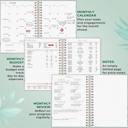 PLANBERRY Large Hourly Schedule Planner Premium – Undated Organizer - Image 4