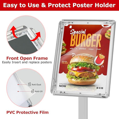 VAIIGO Heavy Duty Standing Sign Holder 8.5x11 Inch - Image 3