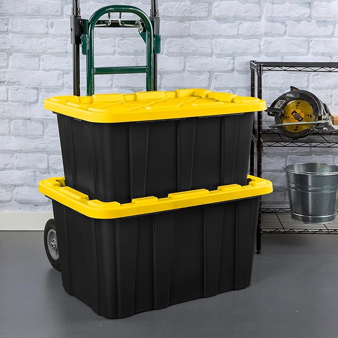 Sterilite 6-Pack Industrial Tote, Plastic Storage Container Bins - Image 6