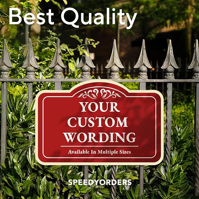 Custom Decorative Outdoor Metal Signs, Personalized Aluminum, Customized - Image 7