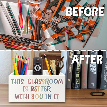 XPH Boho Classroom Pen Pencil Holder Organizer - Image 6