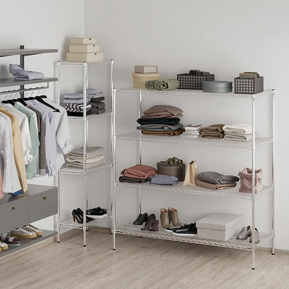 Regal Altair 24" Deep x 60" Wide x 64" Height Wire Shelving Kit | 4-Tier | NSF - Image 7