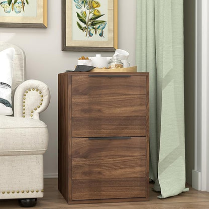 FATIGOS 2 Drawer File Cabinets, Wood File Cabinet - Image 2