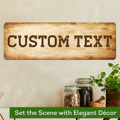 Custom Sign, Custom Street Sign, 11 Font Colors, 13 Font Styles, 4 Hole Options - Image 4