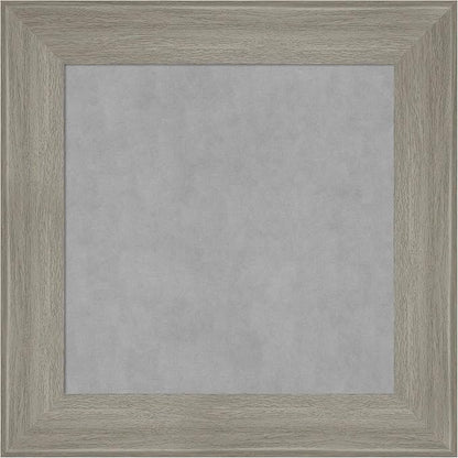 Amanti Art Grey Framed Magnetic Board 16x16 X-Small Vision Board by AmantiArt
