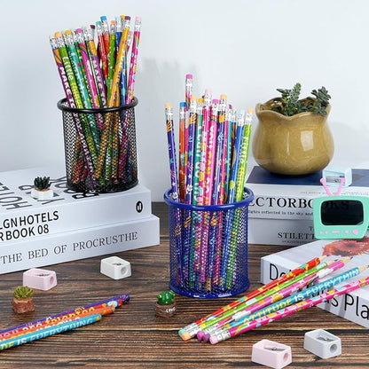 60 Pcs Motivational Pencils Bulk, Rainbow Inspirational School Pencils - Image 5