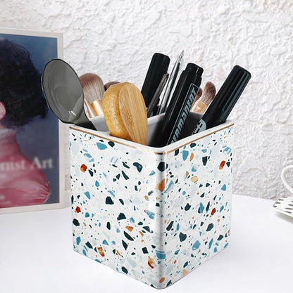 LEAZUL Pen Pencil Holder, Makeup Brush Holder, Ceramic Remote Control Holders - Image 2