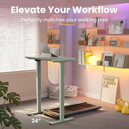 HUANUO 32" Small Electric Standing Desk Adjustable Height, 4 Memory Height - Image 8