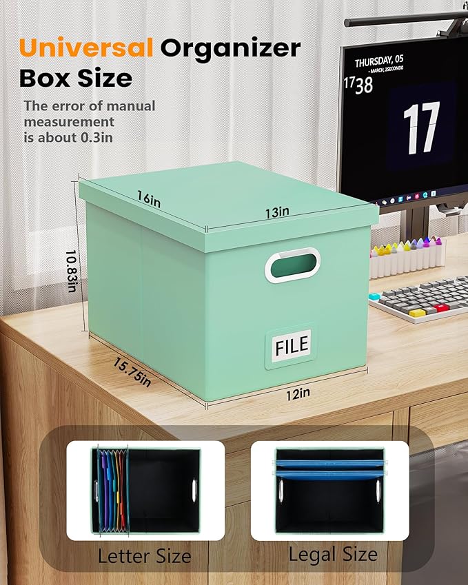 Oterri Storage File Box, 1 pack) - Image 2