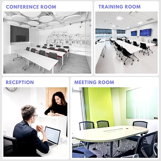 30 Pack Stackable Conference Room Chairs - Image 7