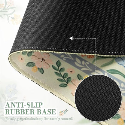 iCasso Desk Matt for Desktop, Desk Pad Mat, XXL Large Mouse Pad, Anti-Slip Big - Image 4