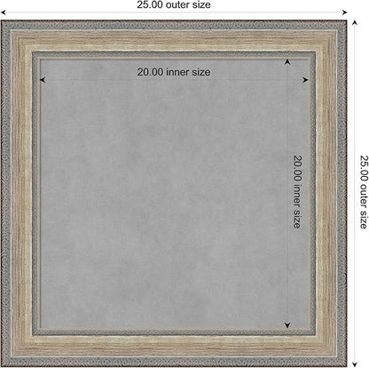 Amanti Art Silver Framed Magnetic Board 25x25 Medium Vision Board - Image 4