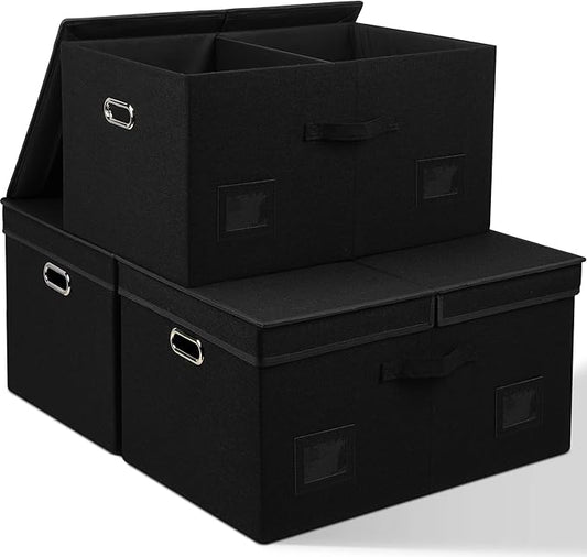 Graciadeco 75 Quarts Extra Large Decorative Storage Bins by GraciadecoStorage