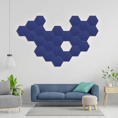 Hexagonal Acoustic Panels-12 Pack High-Density Sound Absorbing Panels - Image 5