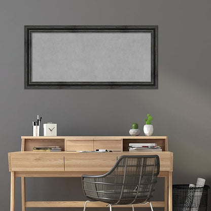 Amanti Art Black Framed Magnetic Board 25x53 Oversize Vision Board - Image 5