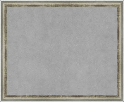 Amanti Art Silver Framed Magnetic Board 18x22 Small Vision Board by AmantiArt