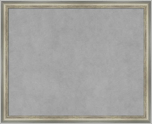 Amanti Art Silver Framed Magnetic Board 18x22 Small Vision Board by AmantiArt