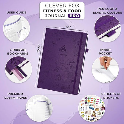 Clever Fox Fitness & Food Journal PRO – Daily Workout & Meal Planner - Image 2