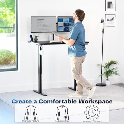 VIVO Electric 48 x 30 in Standing Desk, Memory Height Adjustment, 1B Series - Image 3