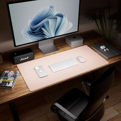 Aothia Double-Sided Desk Pad – 35.4" x 15.7" Leather Desk Mat - Image 5