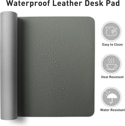 Aothia Leather Desk Pad Protector, Large Mouse Pad, Office Desk Mat, Non-Slip - Image 6