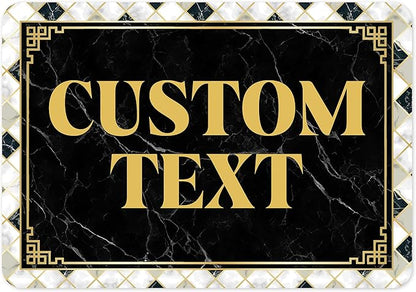 Custom Sign, Custom Street Sign, 11 Font Colors, 13 Font Styles, 4 Hole Options by MySignCenter