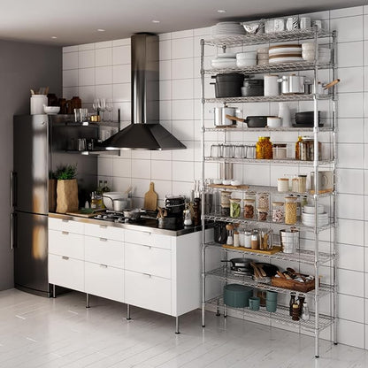 Regal Altair 14" Deep x 42" Wide x 96" Height Wire Shelving Kit | 10-Tier | NSF - Image 2