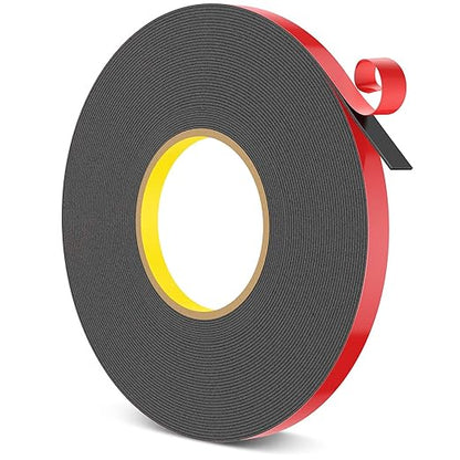 HitLights Double Sided Tape Heavy Duty, 1/2 in x 50 ft, Adhesive Mounting Tape by HitLights