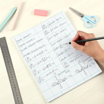 Ctosree 6 Pcs 8.5 x 11 Quadrille Pads 10 Squares Per Graph Paper Pad Back to - Image 4