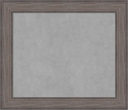 Amanti Art Grey Framed Magnetic Board 25x29 Medium Vision Board by AmantiArt