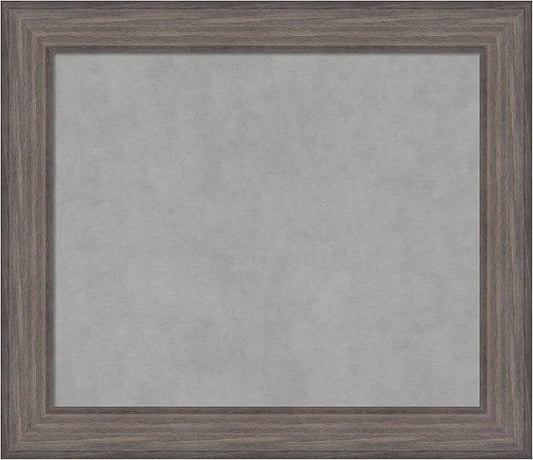 Amanti Art Grey Framed Magnetic Board 25x29 Medium Vision Board by AmantiArt
