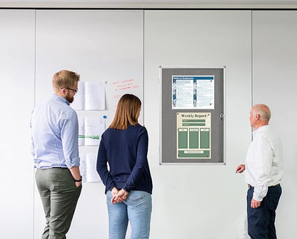 Lockable Enclosed Bulletin Board - Image 3