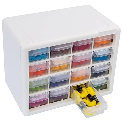 Akro-Mils 16-Drawer Plastic Drawer Storage Cabinet - Image 7