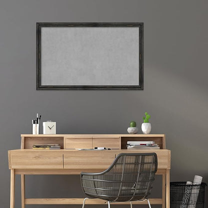 Amanti Art Black Framed Magnetic Board 27x43 Large Vision Board - Image 5
