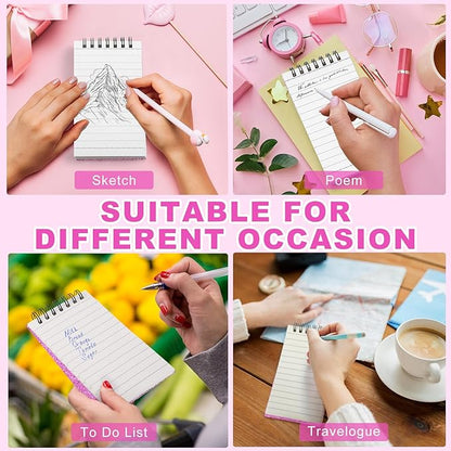 Tenceur 6 Pcs Pocket Notebook Bulk Small 3x5 Inch Spiral Notepads Mini Top - Image 5