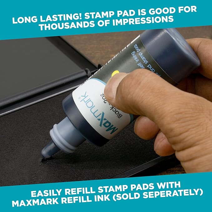 MaxMark Large Orange Stamp Pad - Image 4